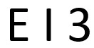 E I 3